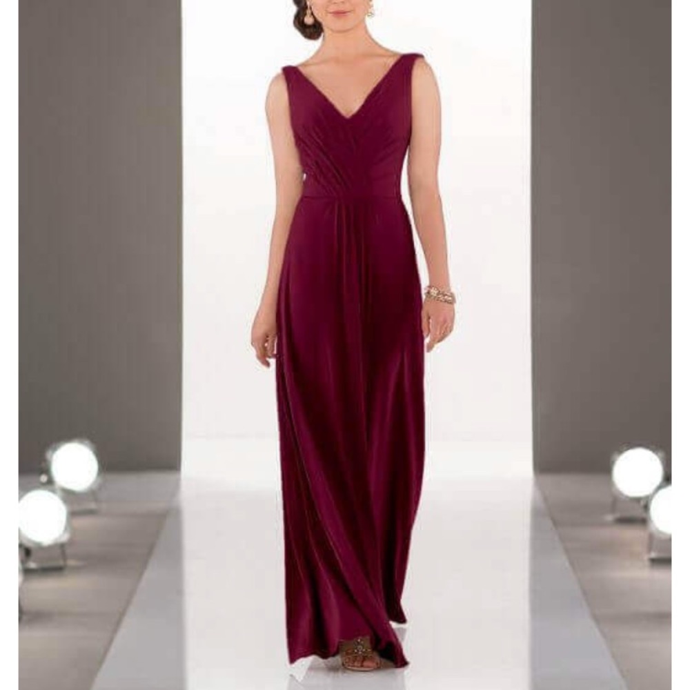 Sorella Vita gown, burgundy, size 8, 8862 style